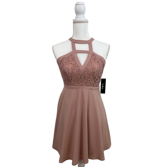 Lulu’s Pink Cocktail Dress - Picture 4 of 9